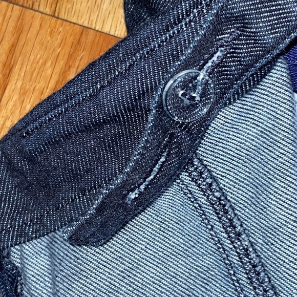 NEW GUESS Vintage Dark Denim Sweetheart Neckline Sleeveless Jumpsuit 29 - Picture 9 of 17